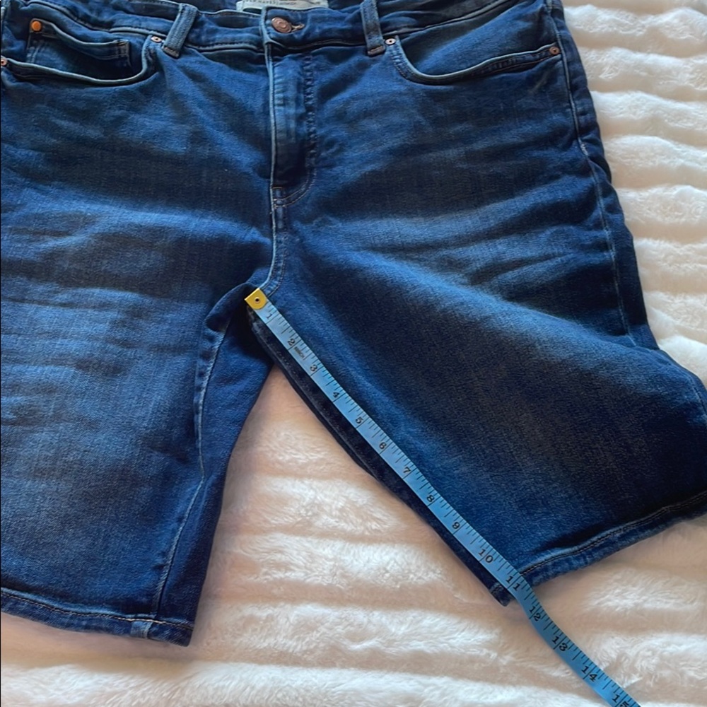 🇨🇦 Denver Hayes Women’s Blue Denim Bermuda Jean Shorts, size 18 - Picture 7 of 14